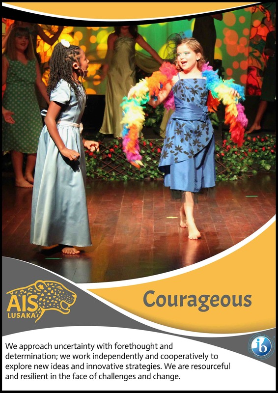 IB Learner profile courageous American International school of Lusaka, Picture